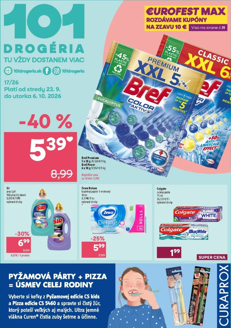 101 drogerie leták od 23.09.2026