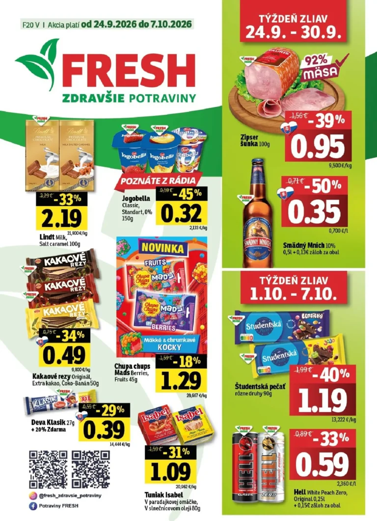Fresh leták od 24.09.2026
