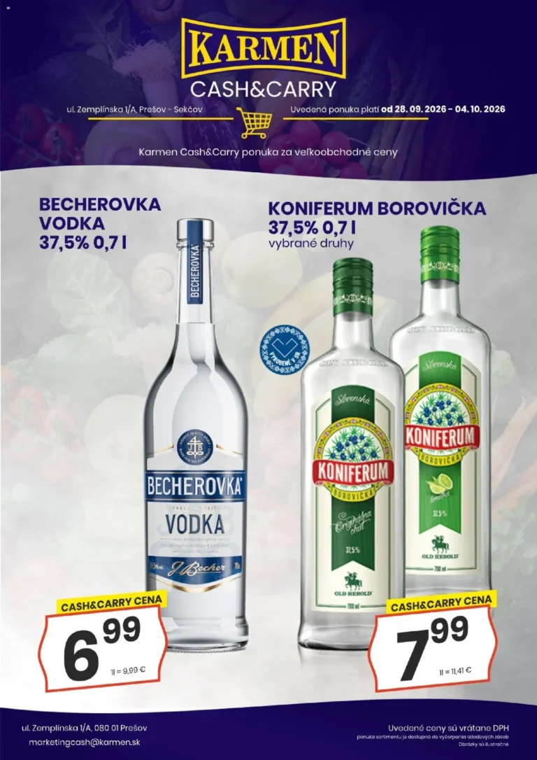 KARMEN CBA leták od 28.09.2026