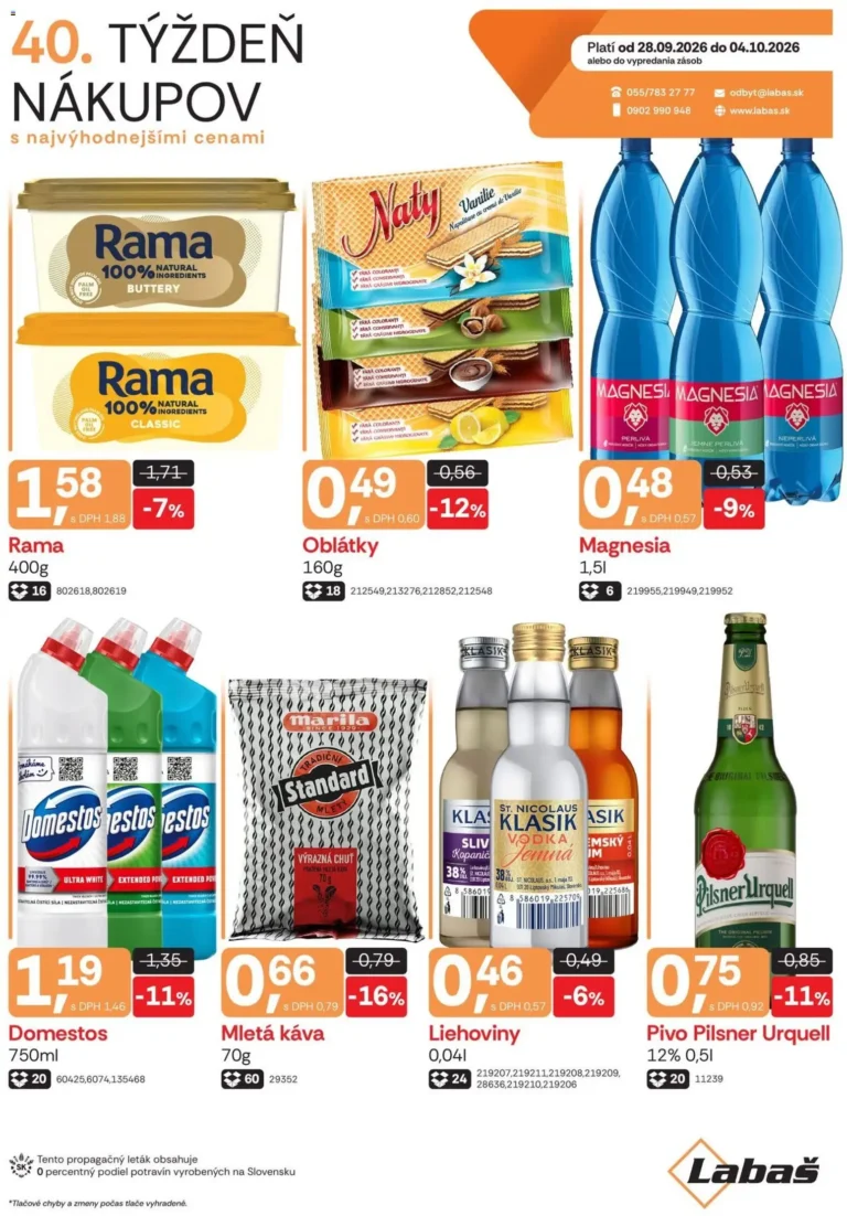 Labaš leták od 28.09.2026