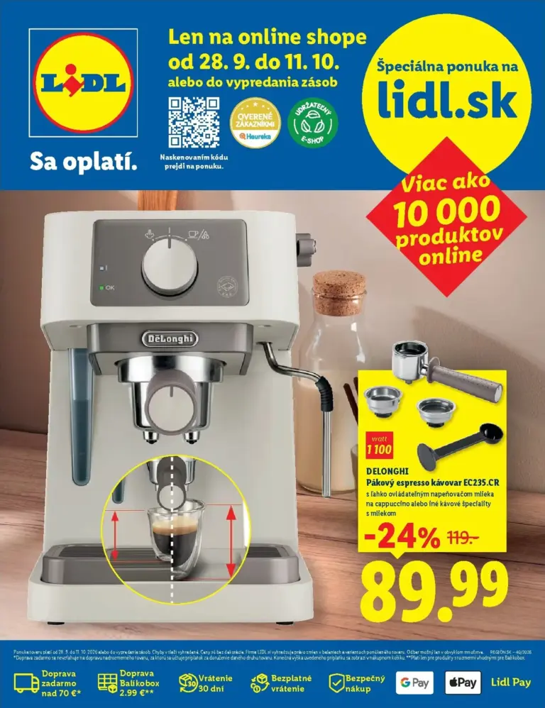 Lidl leták od 28.09.2026