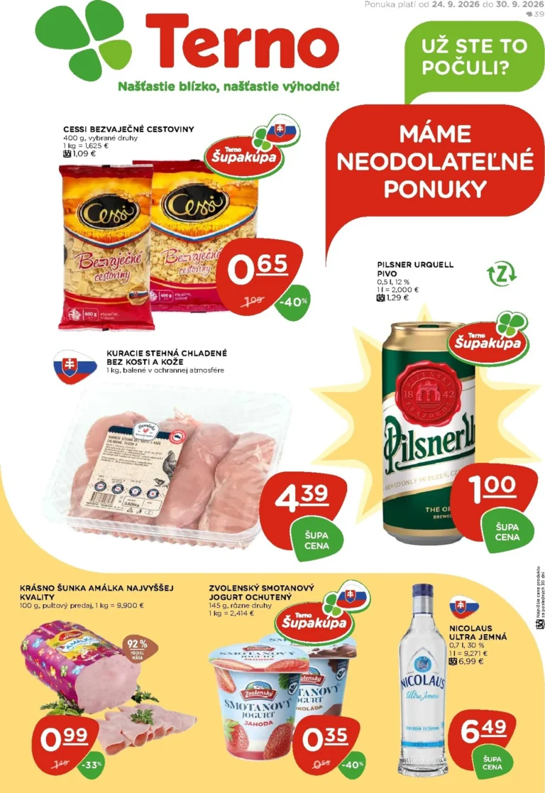 Terno leták od 24.09.2026